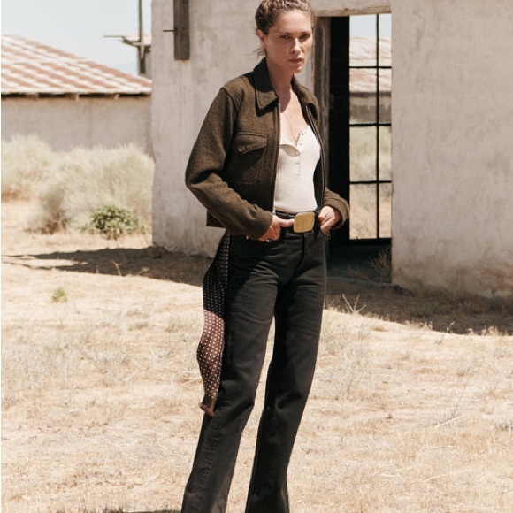 Buck Mason Felted Wool Rider Jacket Large - Picture 3 of 8